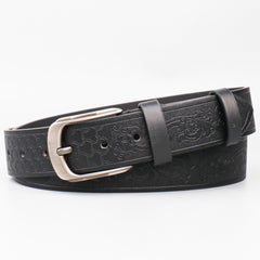 Vintage Phoenix Tail Embossed Men's Belt