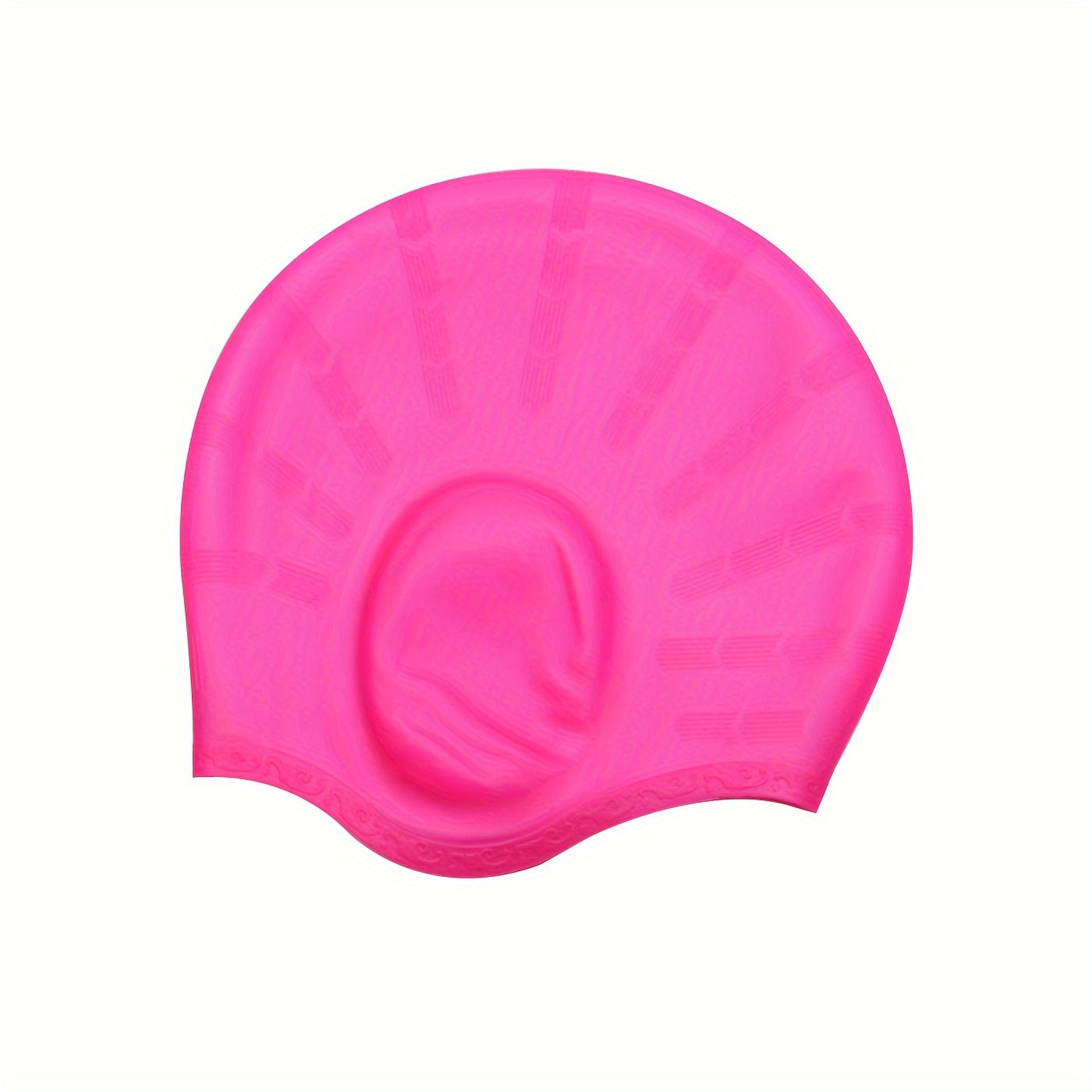Silicone Swimming Cap Unisex Swim Bath Hats Ear Protection