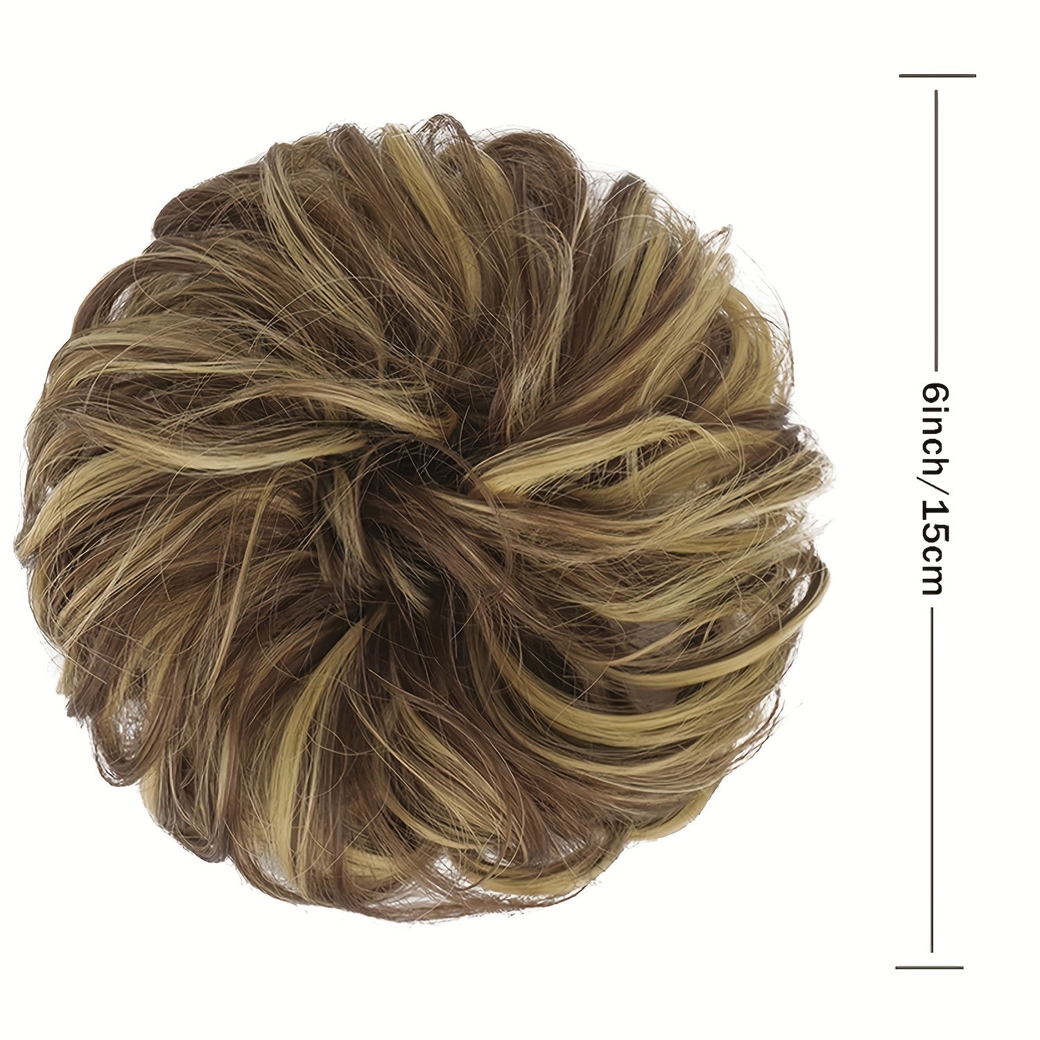 Messy Bun Scrunchies for Women Girls Synthetic Fiber Tousled Updo Hair Pieces