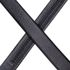 Men's Cowhide Belt with Automatic Buckle for Business & Casual