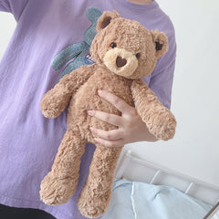 Cute Light Brown Bear Plush Toy - Perfect Gift for Birthdays & Valentine's Day