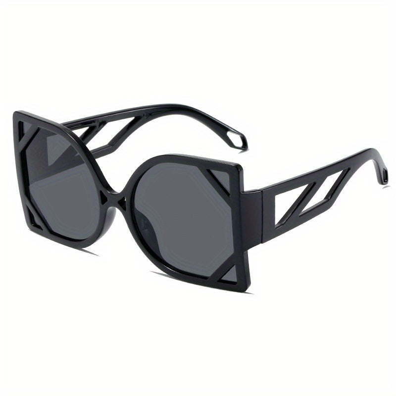 Y2K Oversized Hollow Sunglasses Gradient UV400