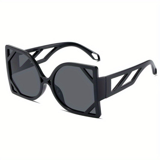 Y2K Oversized Hollow Sunglasses Gradient UV400
