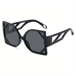 Y2K Oversized Hollow Sunglasses Gradient UV400