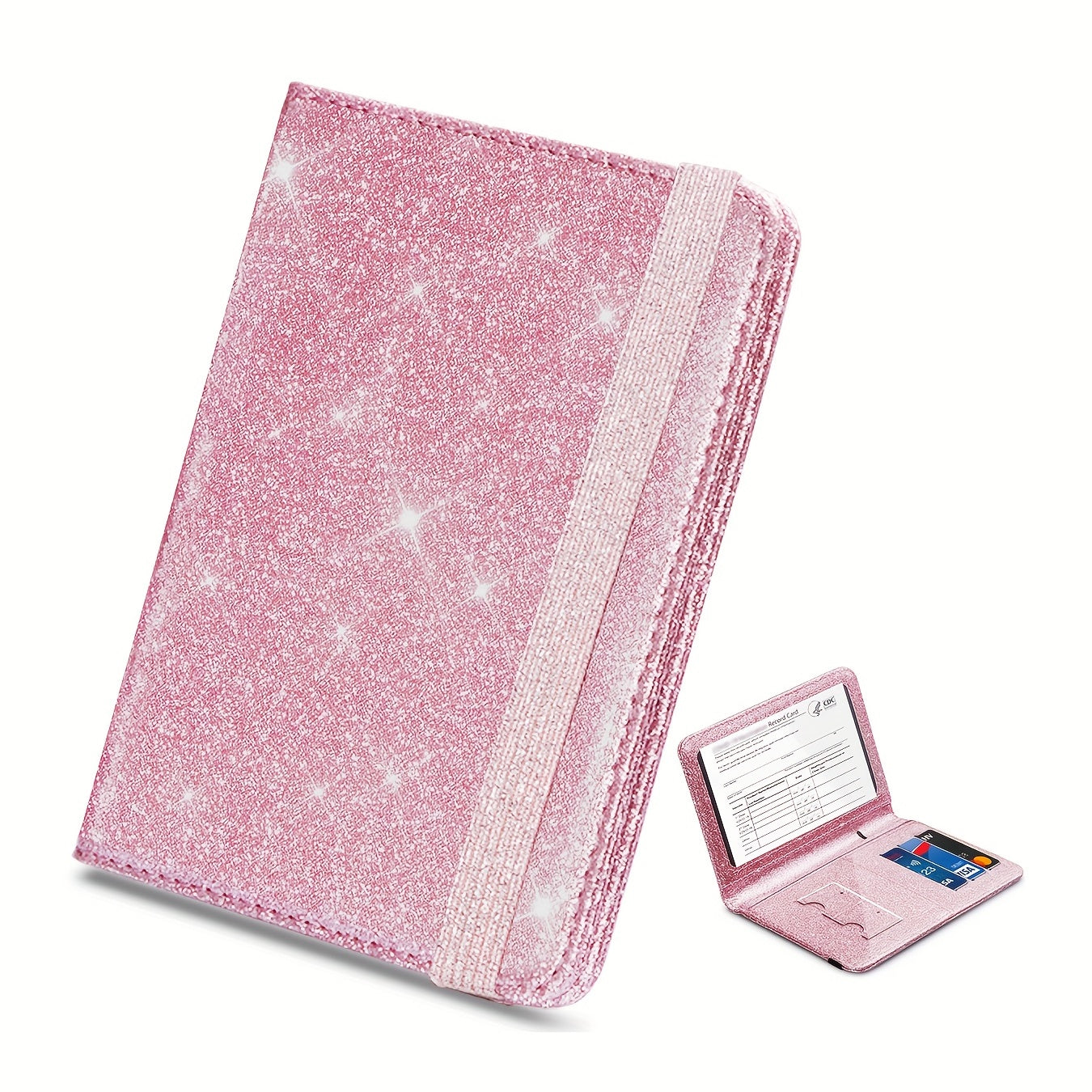 Passport Wallet Holder PU Leather Waterproof Travel Case