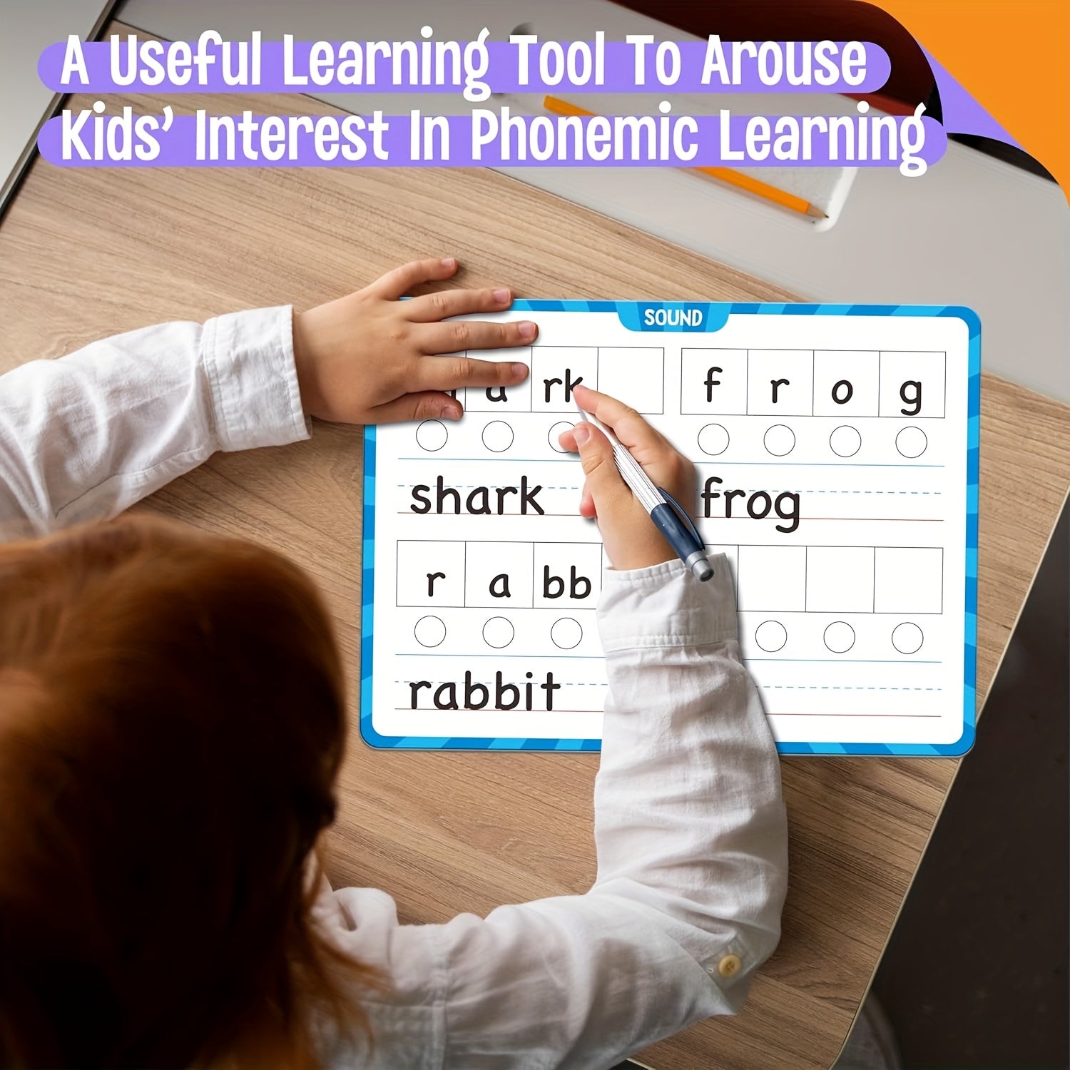 10 Pack Phonemic Awareness & Phonics Dry Erase Board