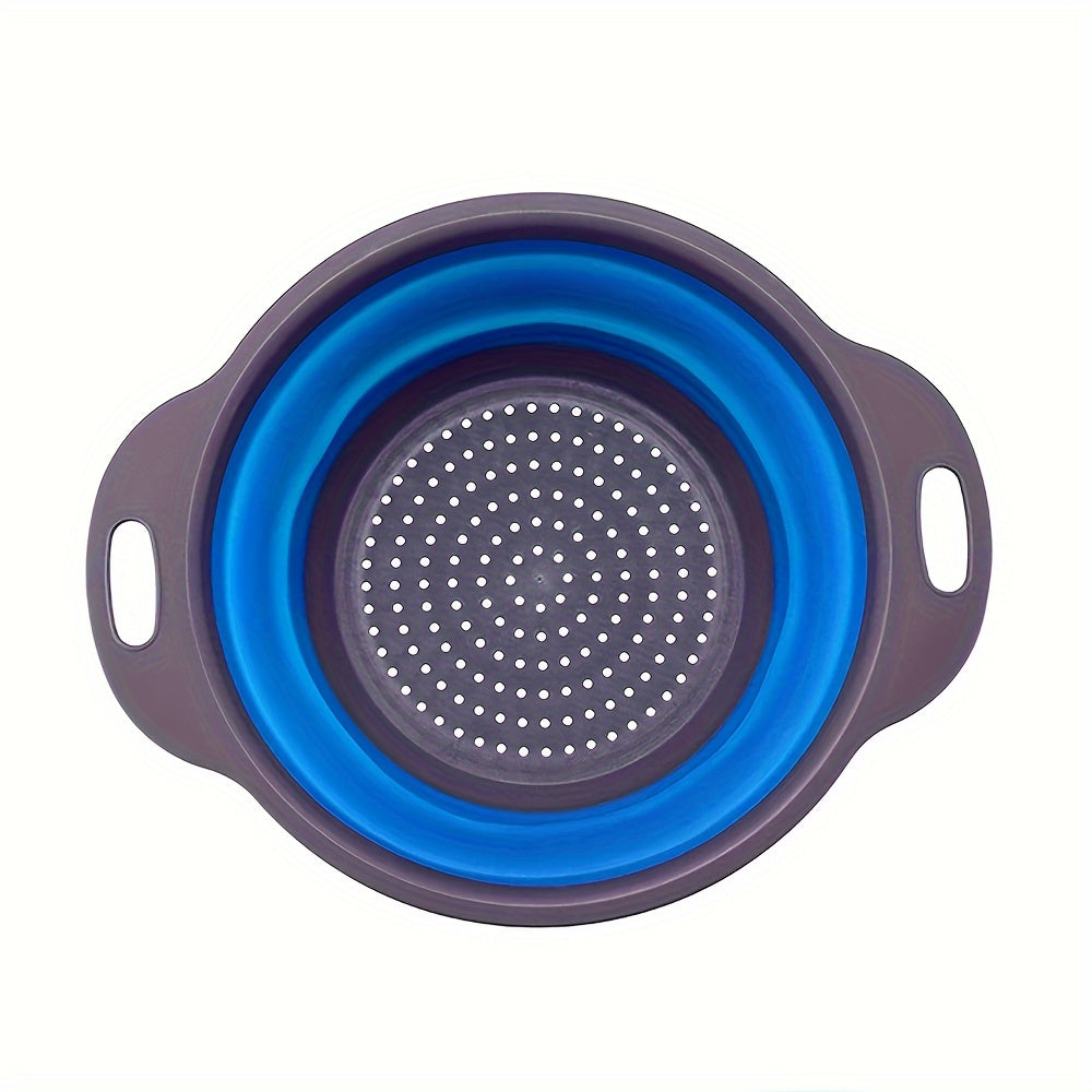 Collapsible Silicone Colander - Pasta Veggies Fruit Bowl