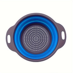 Collapsible Silicone Colander - Pasta Veggies Fruit Bowl
