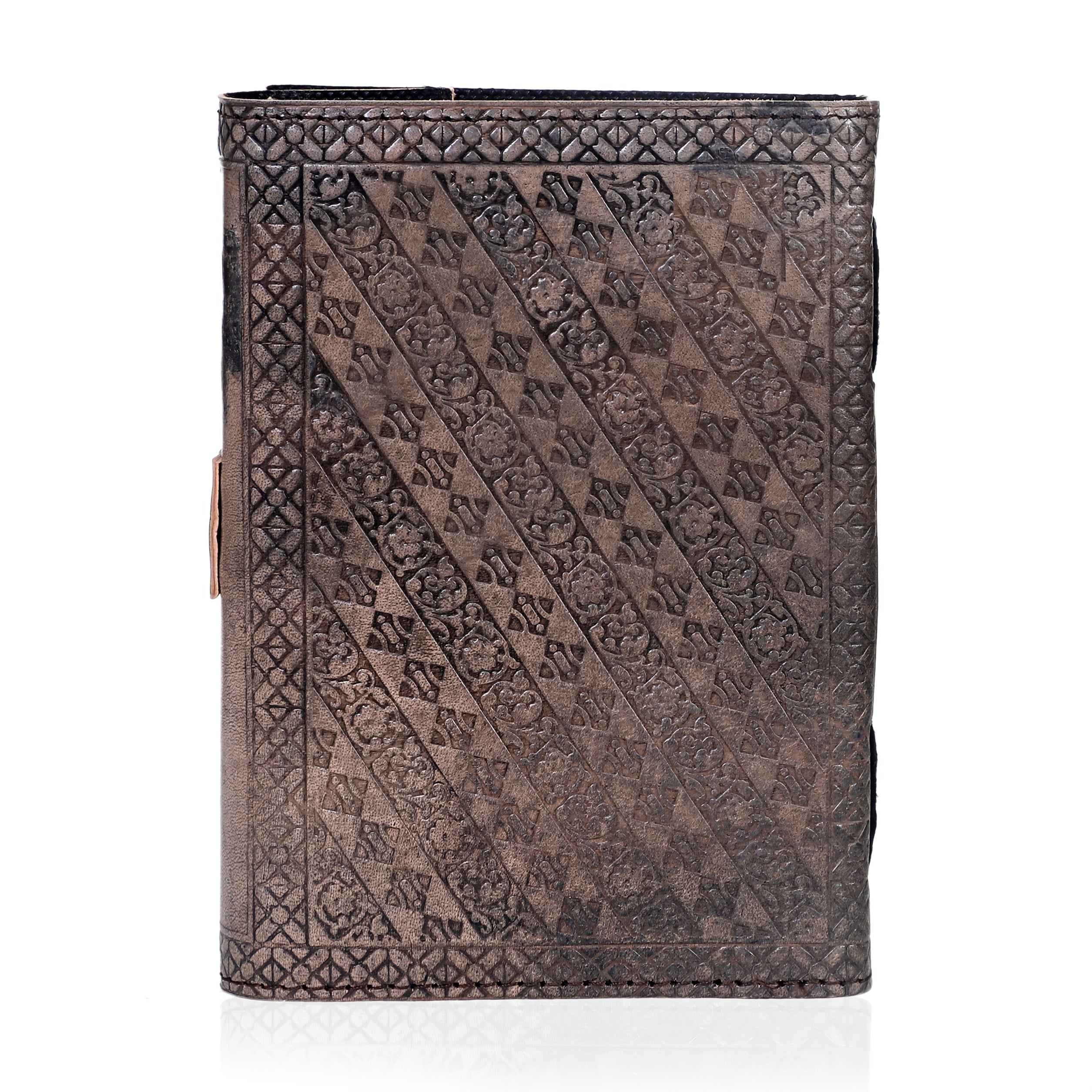 Vintage Leather Journal Sketching Book Deckle Edge Unlined Paper