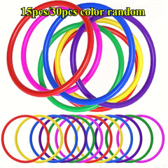 Colorful Ring Set for Family Gatherings and Carnival Games