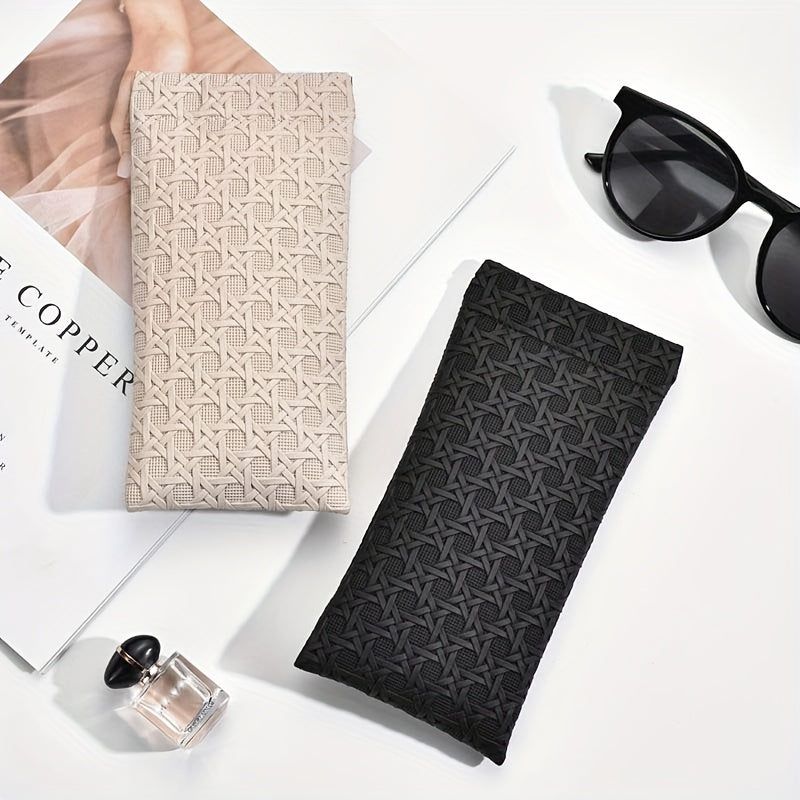 PU Leather Glasses Bag Cases Waterproof Eyewear Accessories