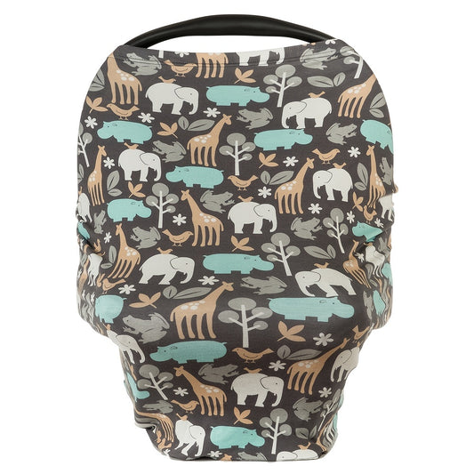 Baby Car Seat Cover Canopy Nursing Cover Animals