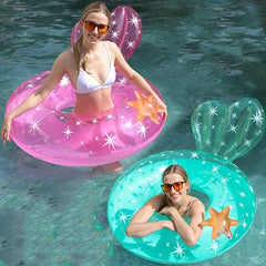 Water Recliner Chair Inflatable Floating Row Hammock Pool