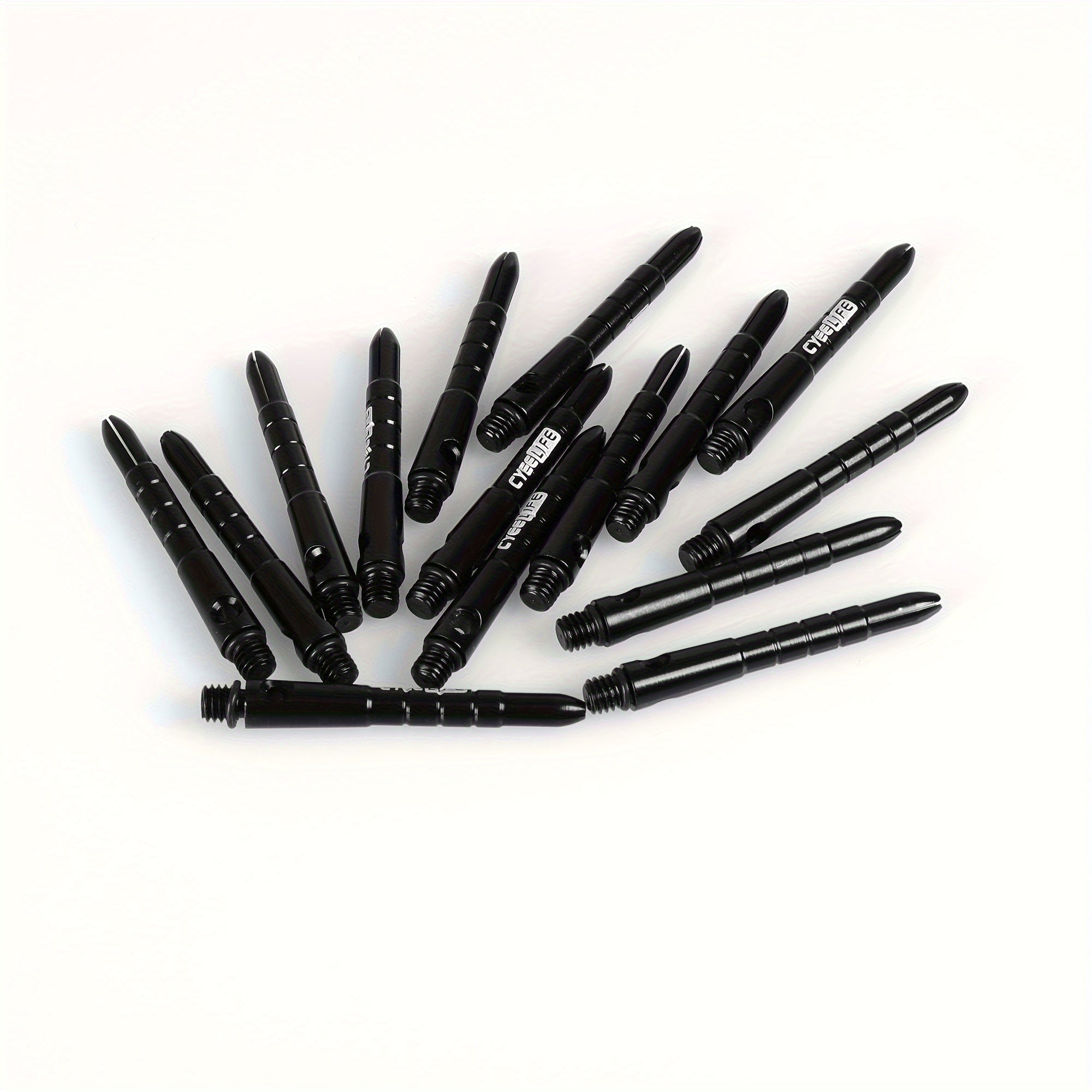 Cyee Life 15pcs 45mm Aluminum Darts Shaft with 20 Rubber Rings