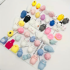 5pcs Mixed Pinch Toy Decompressing Vent Toy Soft Tpy