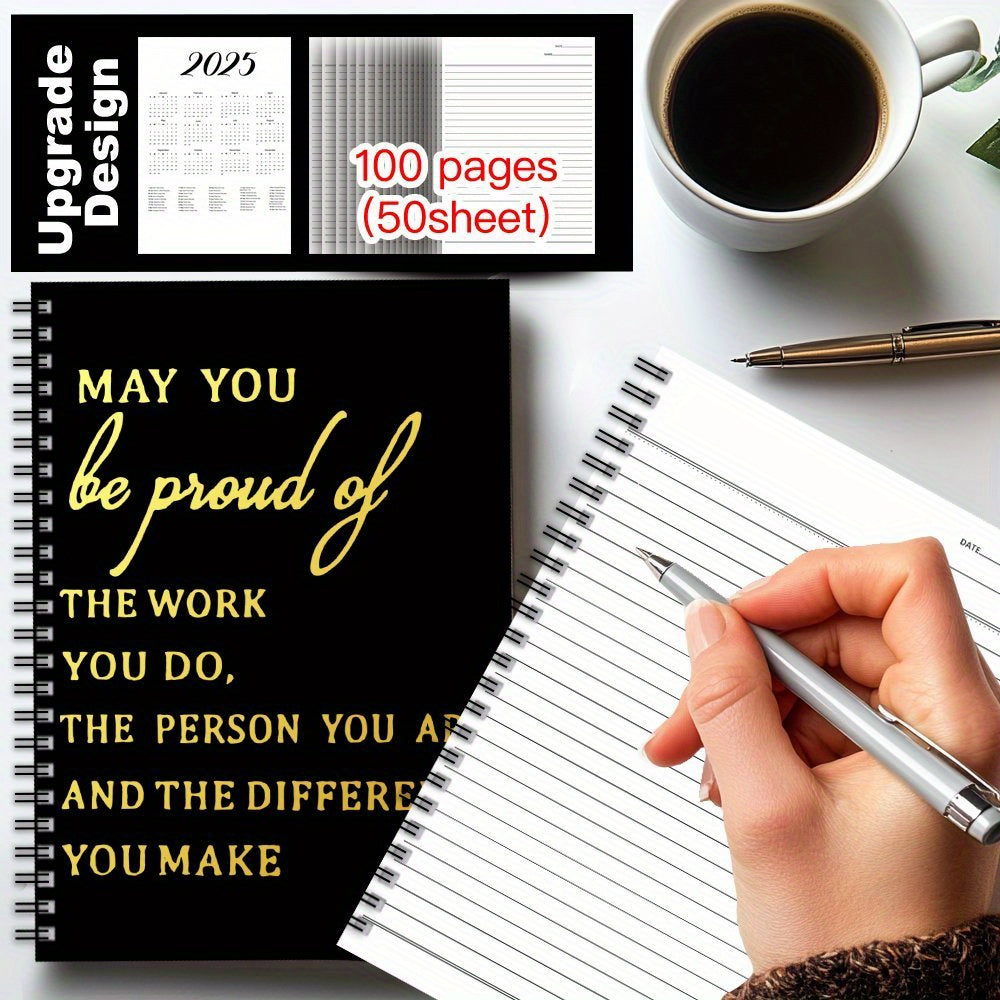 Inspirational Graduation Notebook, Mixed Spiral Coil, Motivational Gift