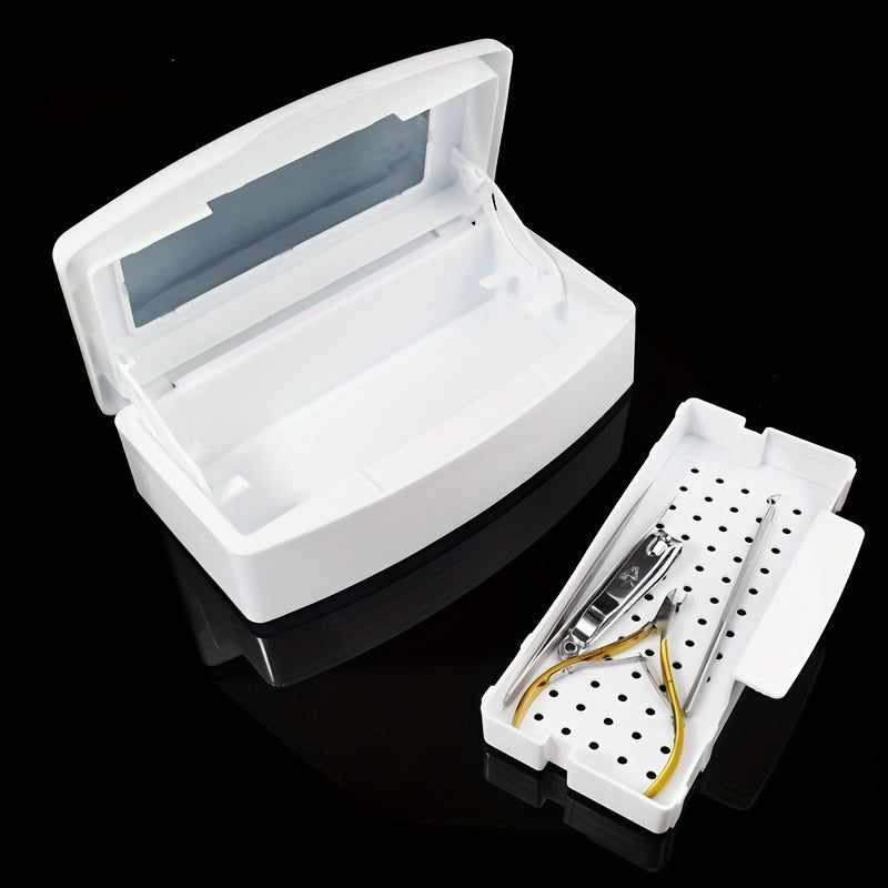 Nail Tool Disinfection Box Alcohol Cleaning Soaking Box