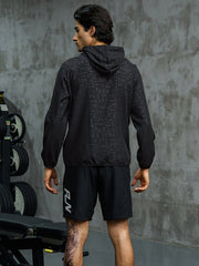 Men's Zipper Hooded Windproof Casual Jacket Spring Autumn