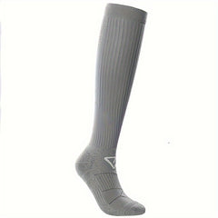 Men's Calf Sport Socks Nylon Blend Breathable Sweat Absorbing Socks