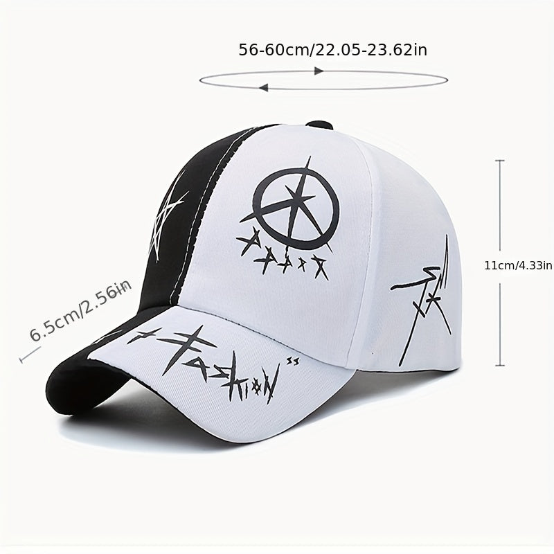 Men's Letter Baseball Cap Sun Shade Hat