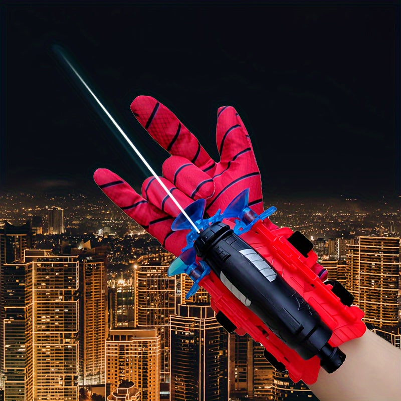 Spider Silk Launcher Soft Bullet Gun Toy Hero Sp...