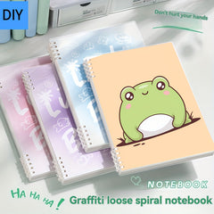 Customizable Spiral Notebook Personalized Cover Removable Pages