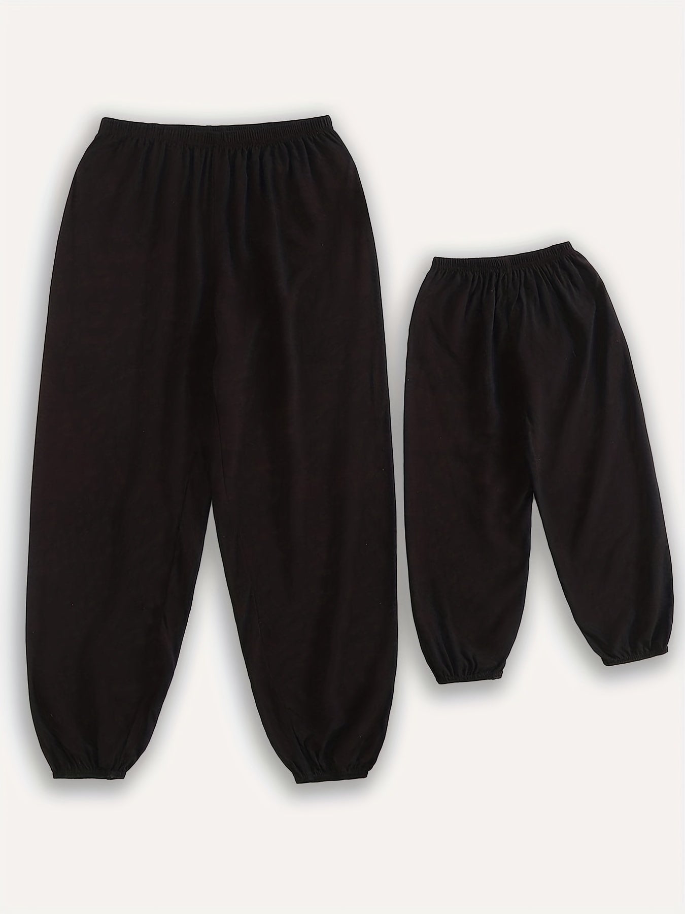 Breathable Matching Sports Trousers for Mom and Daughter