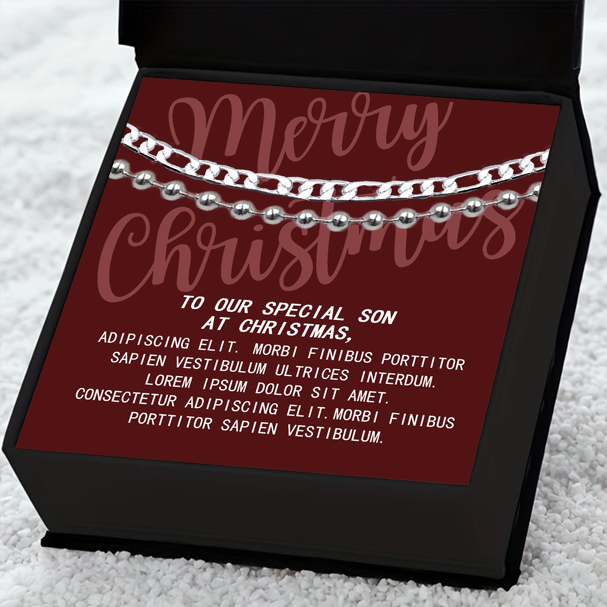 2pcs Bracelet Christmas For Man Dad Vintage Bracelet