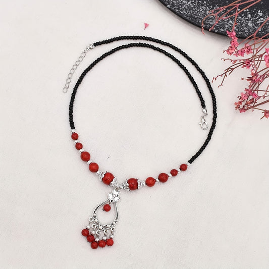 Chinese Style Red Turquoise Head Chain Hair Accessories