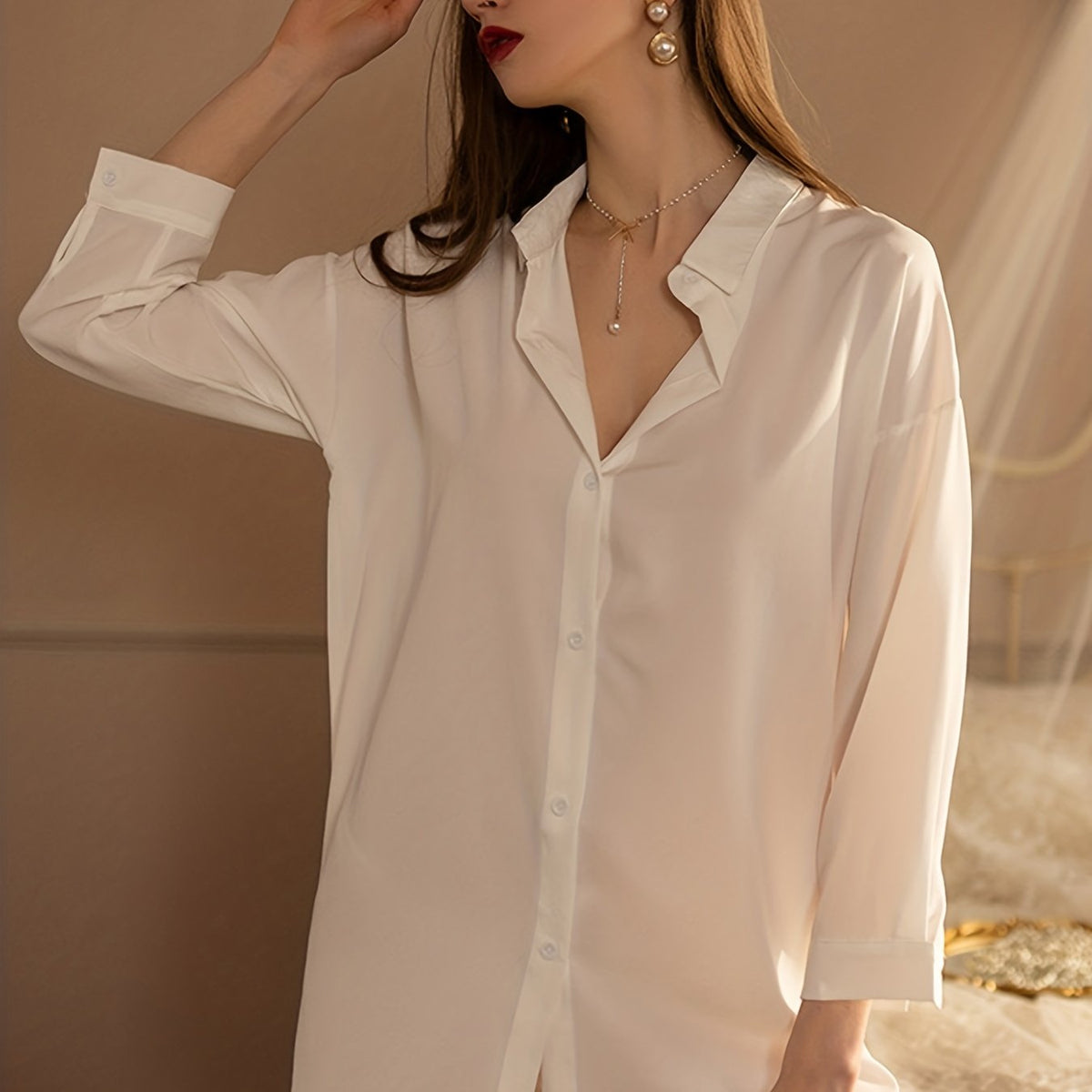 Seductive Boyfriend Shirt Long Sleeve