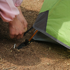 Waterproof Camping Tent with Ripstop Polyester & Aluminum Poles