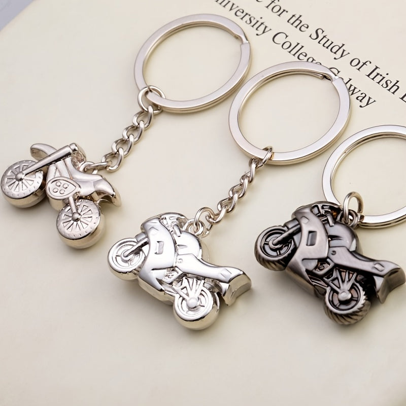 Simulation Motorcycle Keychain Car Key Chain Men's Key Ring Pendant