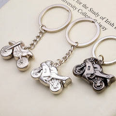 Simulation Motorcycle Keychain Car Key Chain Men's Key Ring Pendant