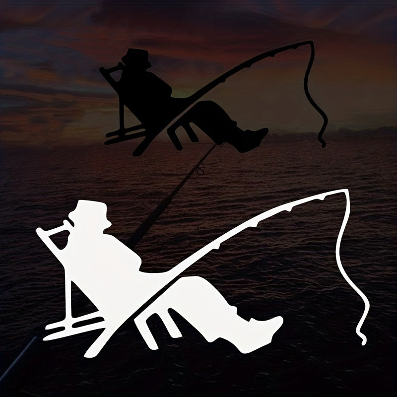 Car Fishing Sticker Decal Small Box Figure Boat Decoration