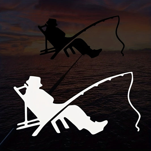 Car Fishing Sticker Decal Small Box Figure Boat Decoration