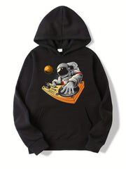 Space Astronaut Boys Hooded Sweatshirt Spring Fall Kids Clothing