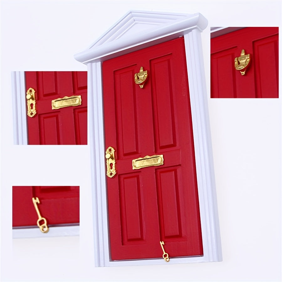 Vintage Metal Door Locks for Dollhouse Golden Finish