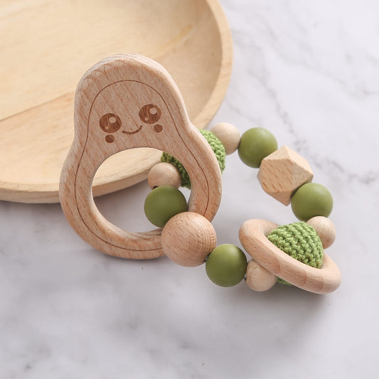 Avocado Crochet Teething Toy Teether for Baby