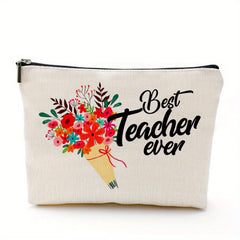 Students Thank Teachers Gift Stationery Bag Waterproof Zipper Makeup Bag