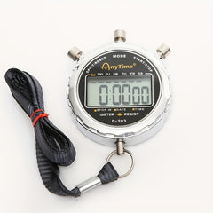 D 203 Metal Stopwatch Multifunctional Electronic Sports Referee Timer
