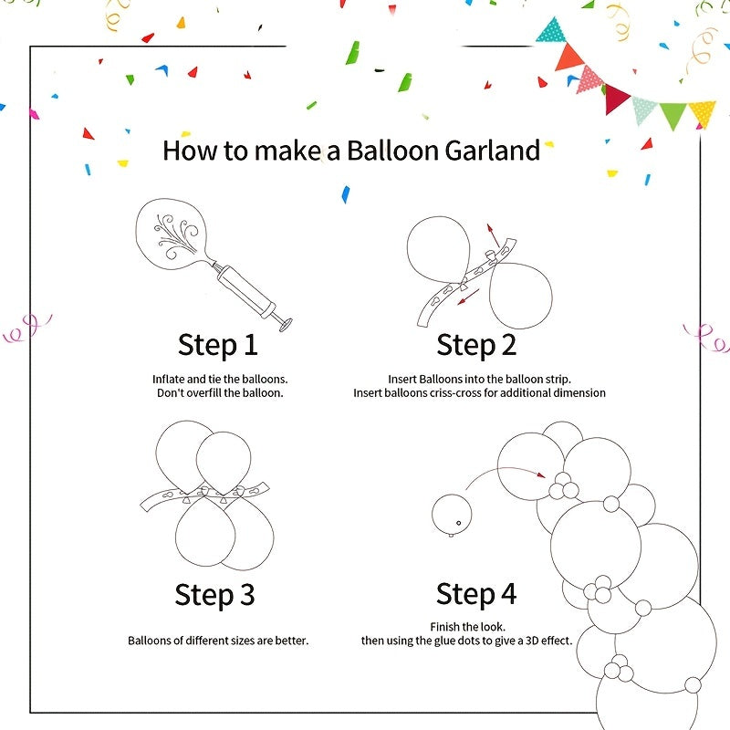 Mermaid Confetti Balloons 20pcs + 30 Clear Latex Balloons