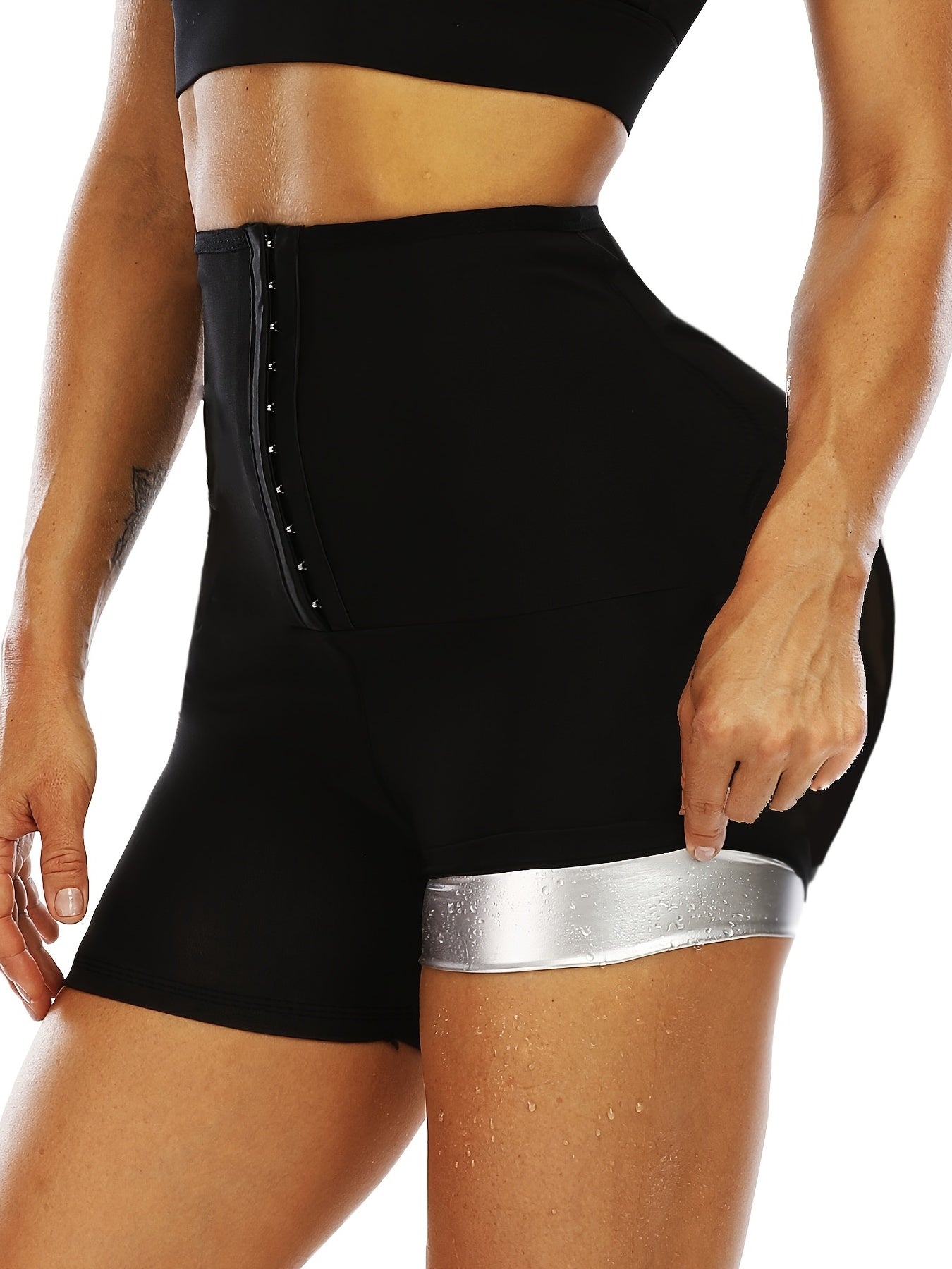 Ultra Flexible Sauna Sweat Shorts Tummy Control Butt Lifting Shapewear