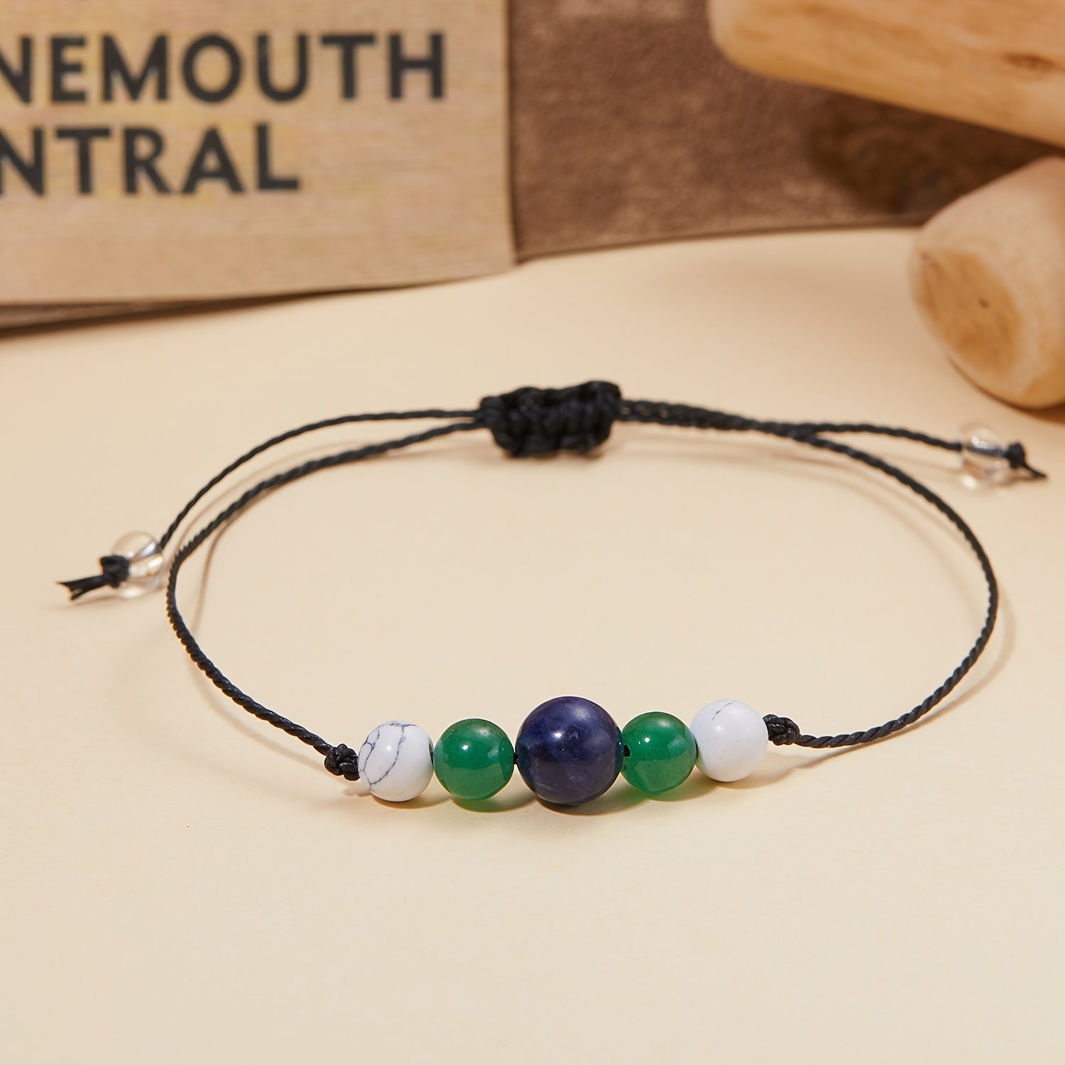 Healing Crystal Bracelet Natural Stone Beaded Bracelets Reduce Anxiety & Stress