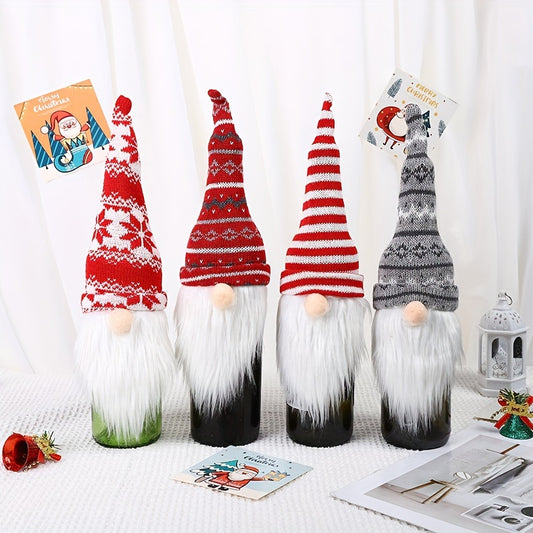 Holiday Wine Cover Christmas Decoration Gift Bag Restaurant Holiday Decoration