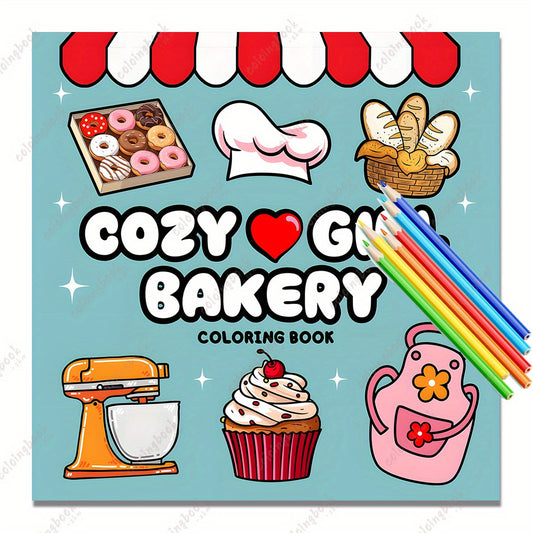 Deluxe Bread Drawing Coloring Book, 22 Pages