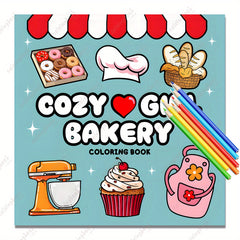 Deluxe Bread Drawing Coloring Book, 22 Pages