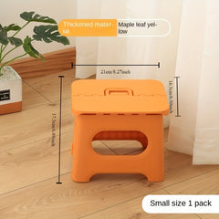 Portable Plastic Folding Stool Fishing Hiking Camping
