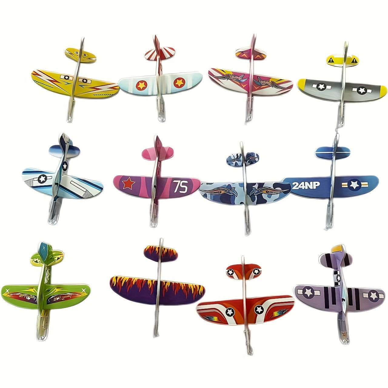 40pcs Glider Bulk Airplane Toy Set for Party Favors Classroom Prizes