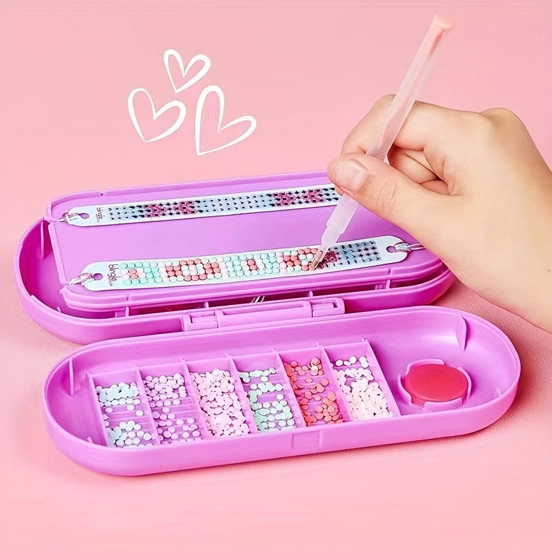DIY Colorful Dot Drilling Bracelet Kit for Kids