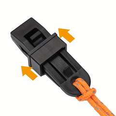3pcs Tarp Clips Tent Clips Portable Binding Buckle Windproof Rope Buckel